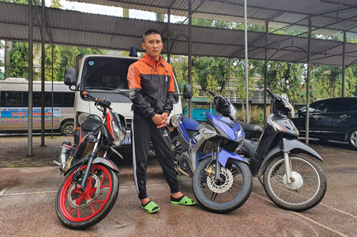 Hà Tĩnh: Trộm xe sau 6 tiếng, bị công an đến tận nhà bắt