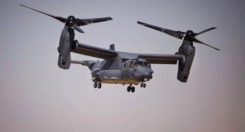 Máy bay vận tải cánh quạt lật V-22 Osprey. Ảnh: TsAMTO.