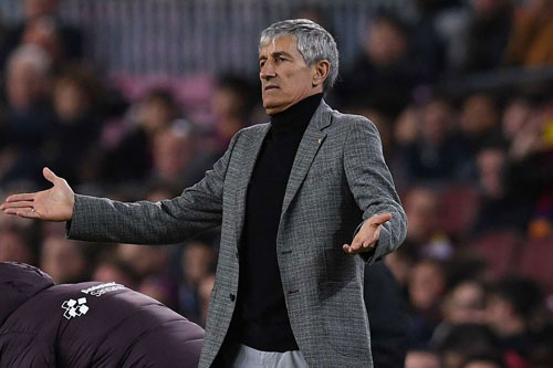 HLV Setien: Barcelona vẫn có thể cạnh tranh ngôi vô địch La Liga với Real 