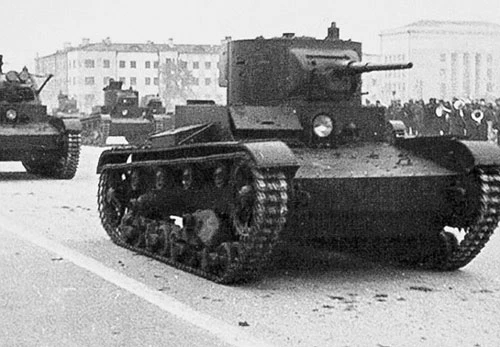 Xe tăng T-26. Ảnh: Public domain (“địa hạt công cộng/tài sản công”).