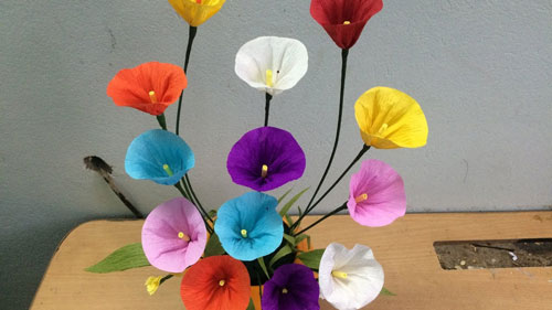 Clip: Hướng dẫn làm hoa bằng giấy đơn giản mà “cực đẹp”