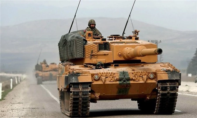 Tho Nhi Ky tung hang loat xe tang Leopard 2A4 vao chien truong Syria-Hinh-20