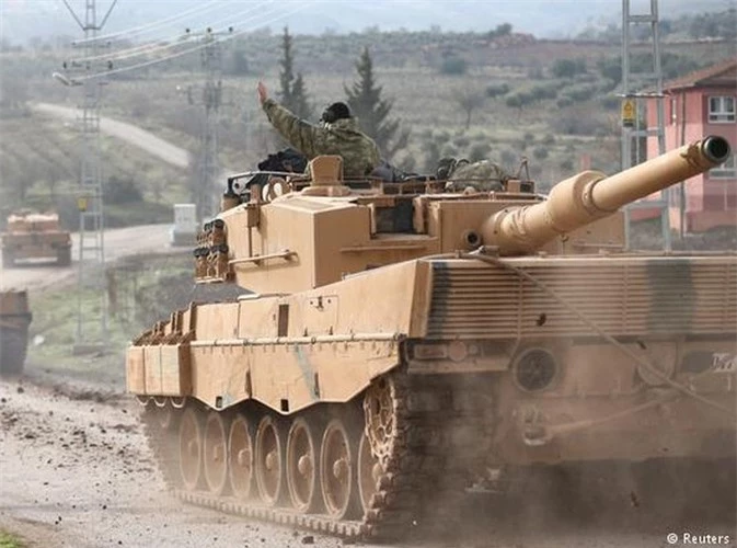 Tho Nhi Ky tung hang loat xe tang Leopard 2A4 vao chien truong Syria-Hinh-5