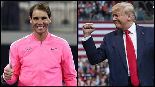 Tổng thống Donald Trump mời Nadal đến Nhà Trắng