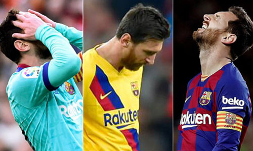 Messi đang trải qua mùa Đông tồi tệ nhất sự nghiệp