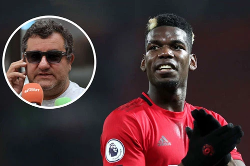 Raiola và Pogba.