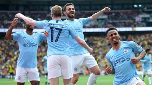 Manchester City đang giữ ngôi đầu trong những CLB có giá trị đội hình đắt nhất thế giới