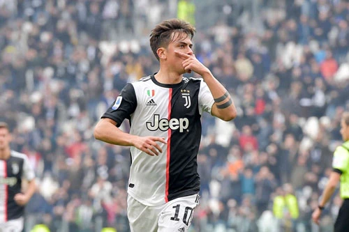 Dybala ăn mừng bàn thắng. Ảnh: Getty.