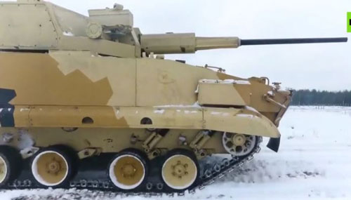 Uy lực của thiết giáp AU-220M của Nga