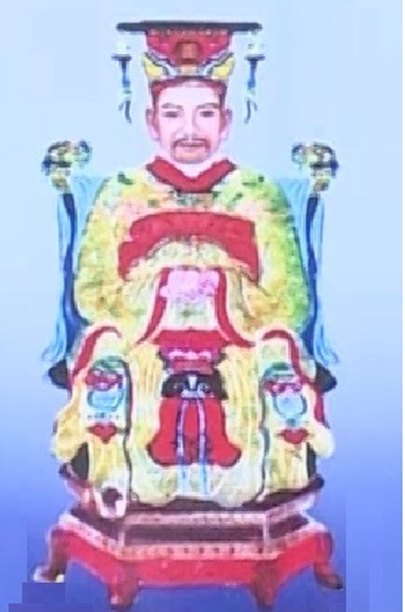 Tranh họa hình vua Lê Đại Hành ở đền vua Lê – Thanh Hóa.(Hình minh họa - Nguồn: nguoixuthanh.com).