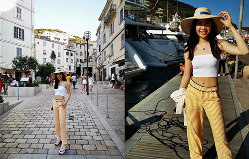 Con gái Chân Tử Đan sở hữu vóc dáng như người mẫu ở tuổi 15