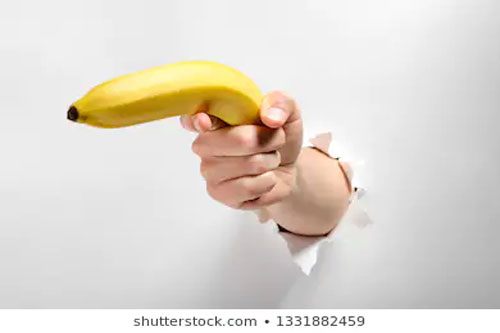 Cướp ngân hàng… bằng một quả chuối