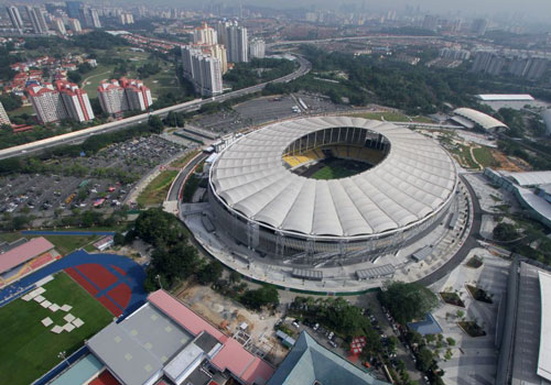 Thánh địa Bukit Jalil của ĐT Malaysia thay đổi mặt cỏ trước trận gặp ĐT Việt Nam