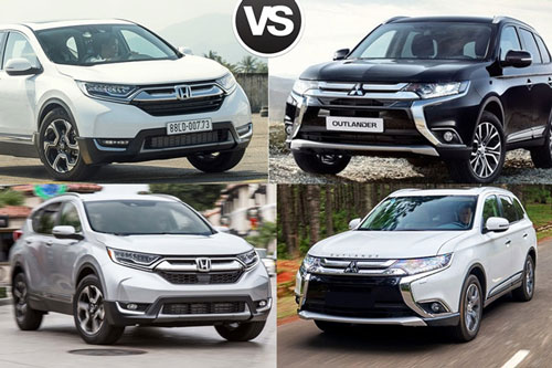 Chênh nhau 143 triệu đồng, chọn mua Mitsubishi Outlander 2.0 Premium hay Honda CR-V L?
