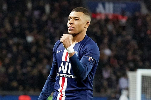 =4. Kylian Mbappe (Paris Saint-Germain, 5 bàn).