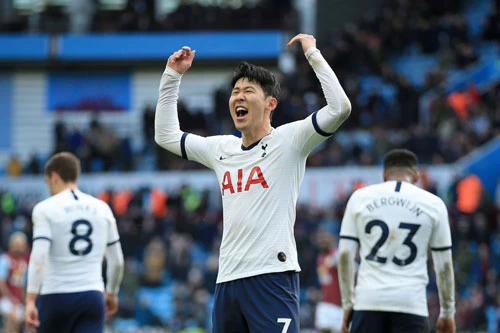 =4. Son Heung-min (Tottenham, 5 bàn).