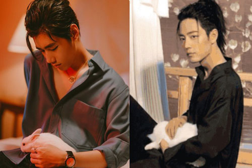 Vừa thay đổi hình tượng mới, K-ICM đã bị Netizen tố "đạo nhái" bộ ảnh của Tiêu Chiến "Trần Tình Lệnh" vì như... hai anh em sinh đôi?