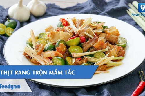 CLIP: Mách bạn công thức chế biến thịt rang trộn mắm tắc ngon như mẹ làm