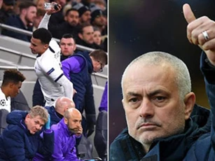 Dele Alli “phát điên” khi bị thay ra, Mourinho vẫn “vuốt ve” trò cưng
