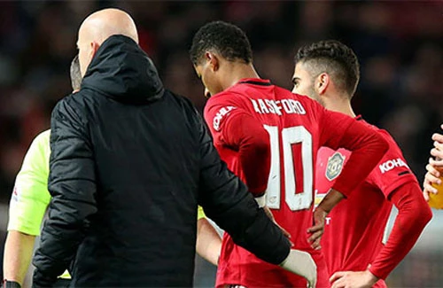 Rashford có thể phải nghỉ thi đấu dài ngày vì chấn thương.