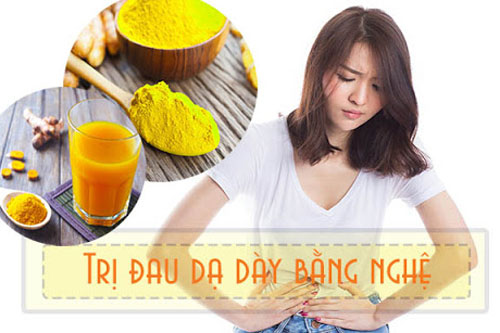 Điều trị đau dạ dày bằng nghệ tươi cực kì hiệu quả