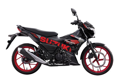 Ngắm Suzuki Raider 2020 màu đen đỏ giá 49,19 triệu, cạnh ...