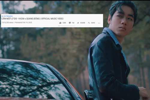 K-ICM lại làm nên lịch sử, trở thành nghệ sĩ Vpop đầu tiên có MV cán mốc 1 triệu lượt dislike