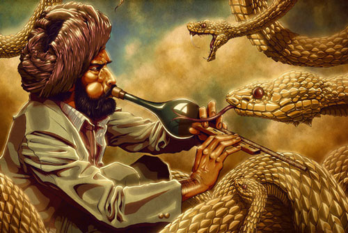 Giải mã bí mật đằng sau màn ảo thuật điều khiển rắn hổ mang bằng kèn của phù thủy rắn Ấn Độ