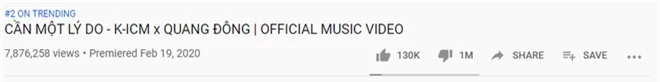 K-ICM lại làm nên lịch sử, trở thành nghệ sĩ Vpop đầu tiên có MV cán mốc 1 triệu lượt dislike! - Ảnh 2.