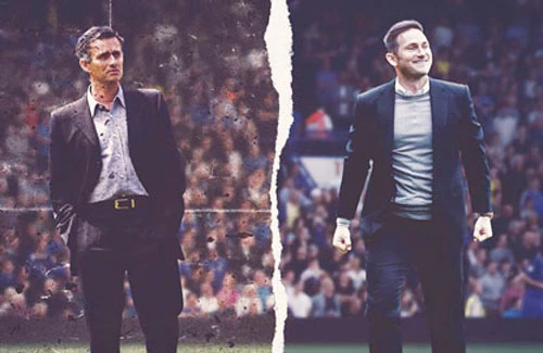  Mourinho (trái) Lampard (phải).