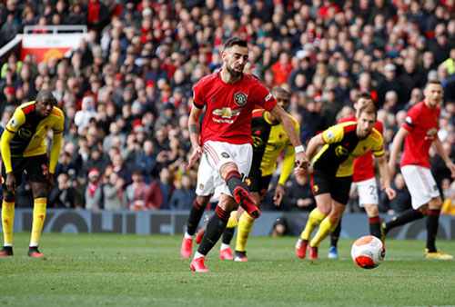 Bruno Fernandes tỏa sáng, M.U "vùi dập" Watford