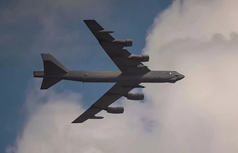 Máy bay ném bom chiến lược B-52 của Không quân Mỹ. (Ảnh tư liệu).