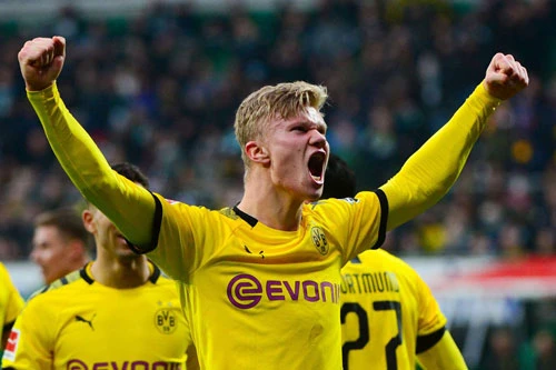Haaland tiếp tục phong độ không tưởng trong màu áo Dortmund.
