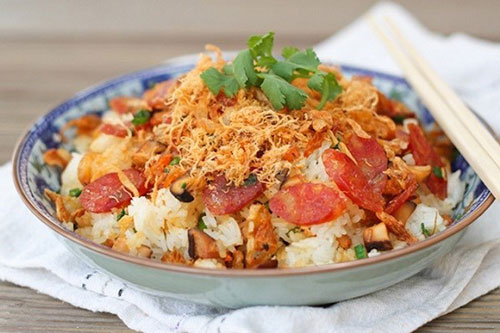 “Bỏ túi” 3 bước xong ngay xôi mặn cho bữa sáng