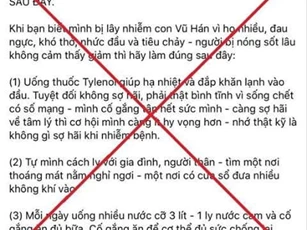 Hà Nội: Một người bán hàng online đăng tin sai sự thật về cách chữa COVID-19, bị công an "sờ gáy"