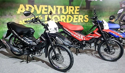 Suzuki Raider 2020 bản crossover.