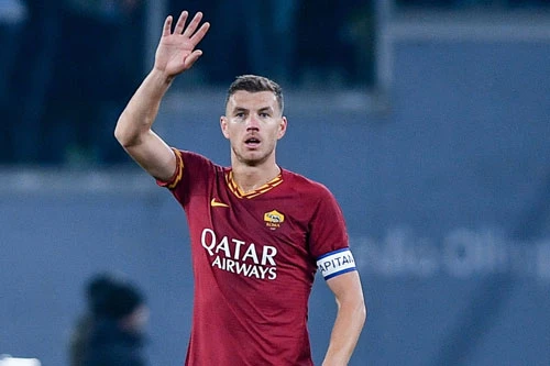 =6. Eden Dzeko (AS Roma, 12 bàn).