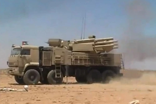 Hệ thống tên lửa - pháo phòng không Pantsir-S1 của Quân đội Syria. Ảnh: Avia.pro.