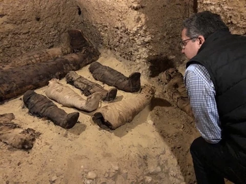 Nhiều xác ướp trong mê cung mộ cổ ở Ai Cập