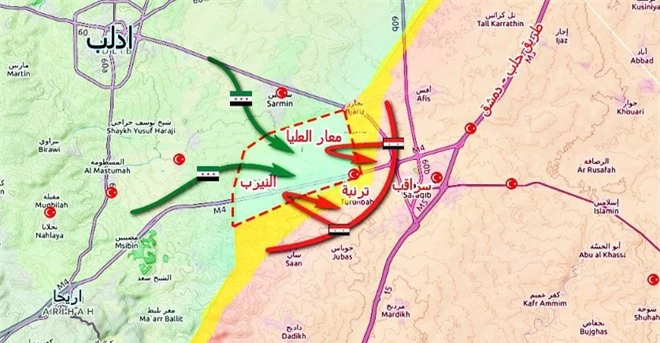 NÓNG: Phiến quân Syria tái chiếm cối xay thịt, KQ Nga thẳng tay tung đòn sấm sét? - Ảnh 1.