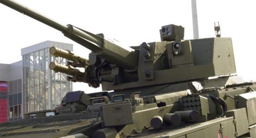 Đòn đánh xuyên tăng của T-15 Armata