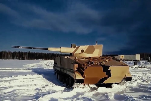 Pháo tự hành Nga diệt gọn tên lửa hành trình