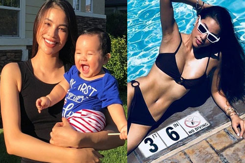 Cuộc sống "làm mẹ bỉm sữa" khiến nhiều người ghen tỵ của Phạm Hương