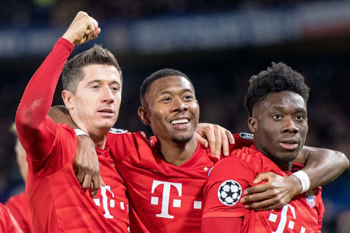 Hạ Chelsea 3-0, Bayern 'đặt một chân' vào tứ kết Champions League