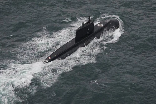 Tàu ngầm B-261 Novorossiysk (Dự án 636.3) của Hải quân Nga. Ảnh: Navy Recognition