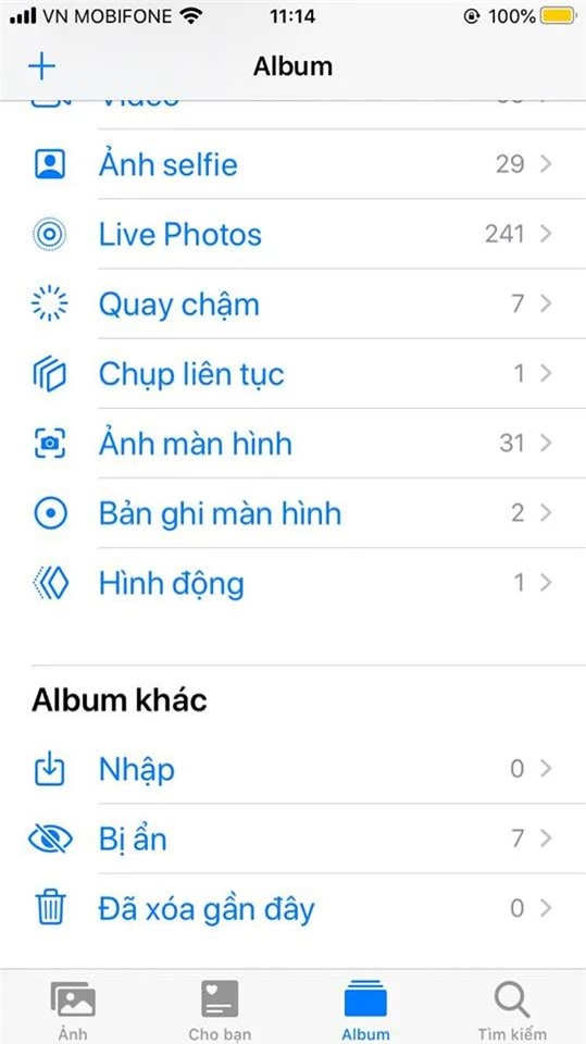 Cách để ẩn hình ảnh và video trên iPhone hoặc iPad