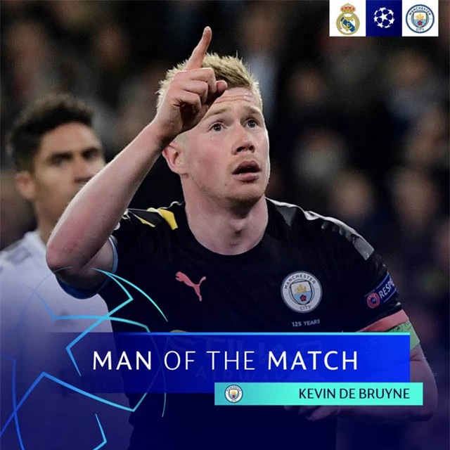 De Bruyne đã có 1 ngày thi đấu xuất sắc