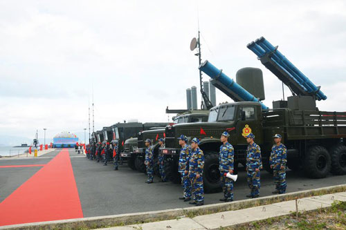 Lữ đoàn 682 được trang bị tổ hợp tên lửa bờ siêu hiện đại