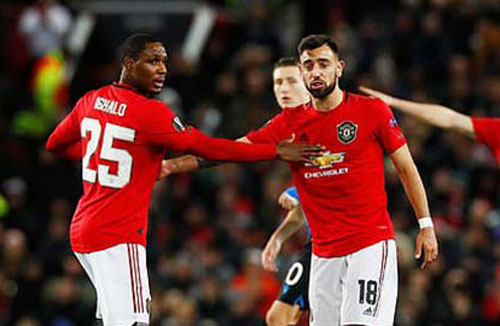 Bruno & Ighalo: "Đôi tình nhân" mới ở Old Trafford