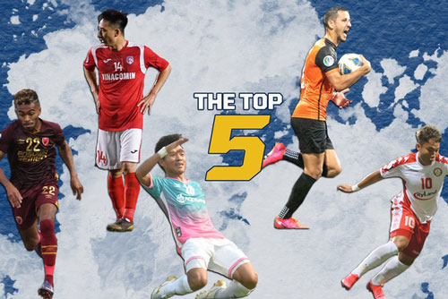 Danh sách 5 cầu thủ xuất sắc nhất lượt trận thứ 2 AFC Cup: Hải Huy, Phi Sơn góp mặt